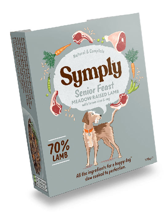 Symply Senior Feast 395g Wet Dog Food Trays - lakehomeandleisure.co.uk