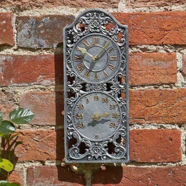 Westminster Wall Clock & Thermometer - lakehomeandleisure.co.uk