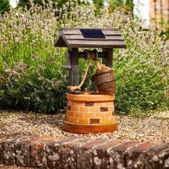 Wishing Well Solar Water Fountain - lakehomeandleisure.co.uk